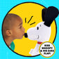 Peanuts Large 14" Snoopy Happy Dance Plush Interactive Toy with Music
