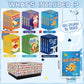 Kids Card Games,24 Decks,Go Fish, Old Maid, Crazy Eights, Memory Match, Slap Jack, Space Playing Cards, Family Game Night Classic Table Games