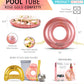 CoTa Global Inflatable Pool Float Tube Confetti, Swimming Ring - Rose Gold