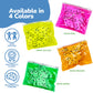 ArtCreativity Domino Game Set - Pack of 12 - Each Domino Set Includes 28 Pieces Per Neon Pink, Yellow, Green and Orange Bags - Great School, Carnival