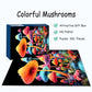 Puzzles for Adults 500 Pieces, Mushroom Jigsaw Puzzles - Colorful Mushrooms, Impossible Glow in the Dark Puzzle for Seniors Family, 20.47 x 14.96