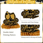 Vemfare Prom Graduation Centerpieces for Tables - 9 Pcs 2026 Graduation Honeycomb Centerpieces Decor, Black Golden High School College Graduate Party
