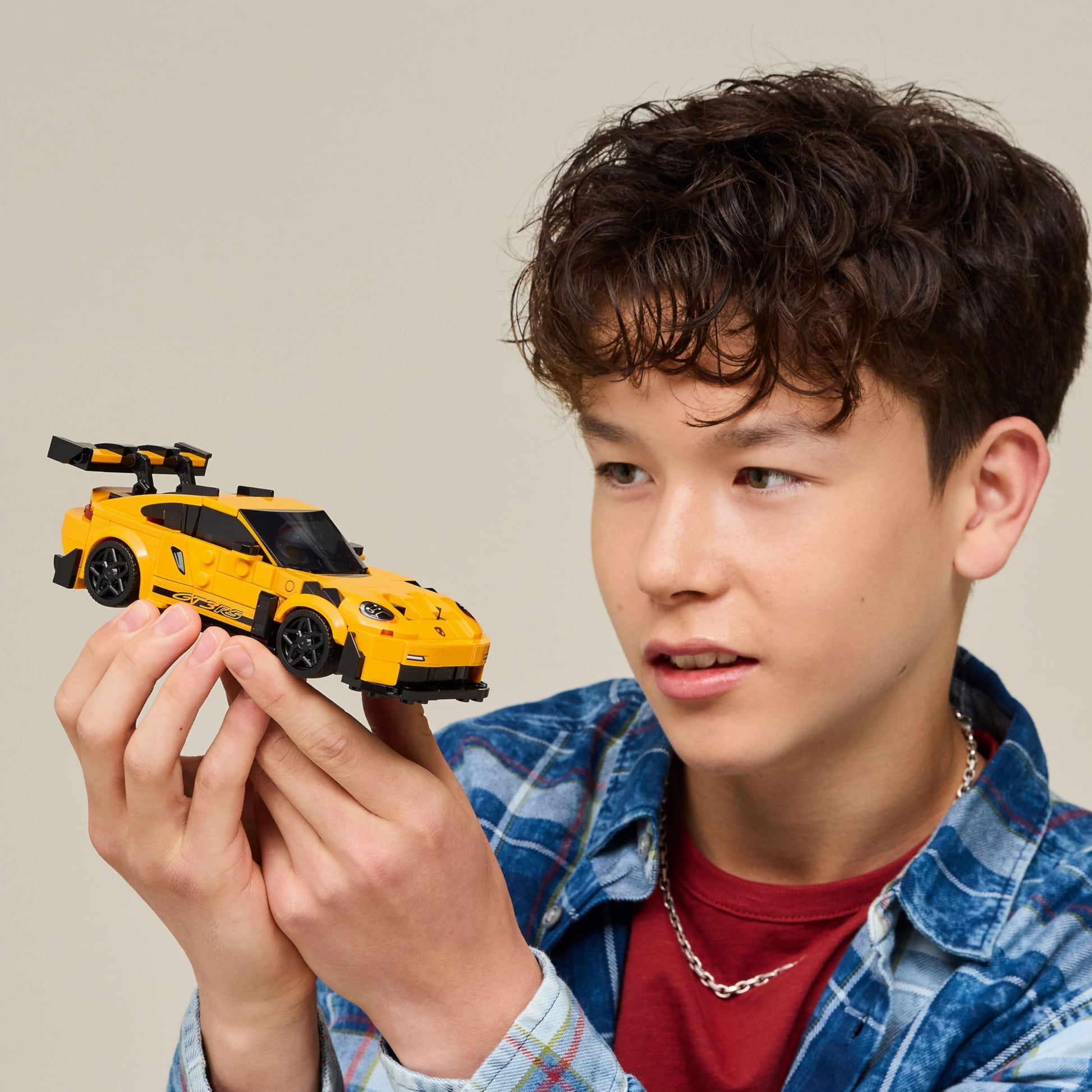 LEGO Speed Champions Porsche 911 GT3 RS Super Car Toy - Model Kit & Pretend Play Toy for Boys & Girls, Ages 9+ - Sports Car Building Set for Kids
