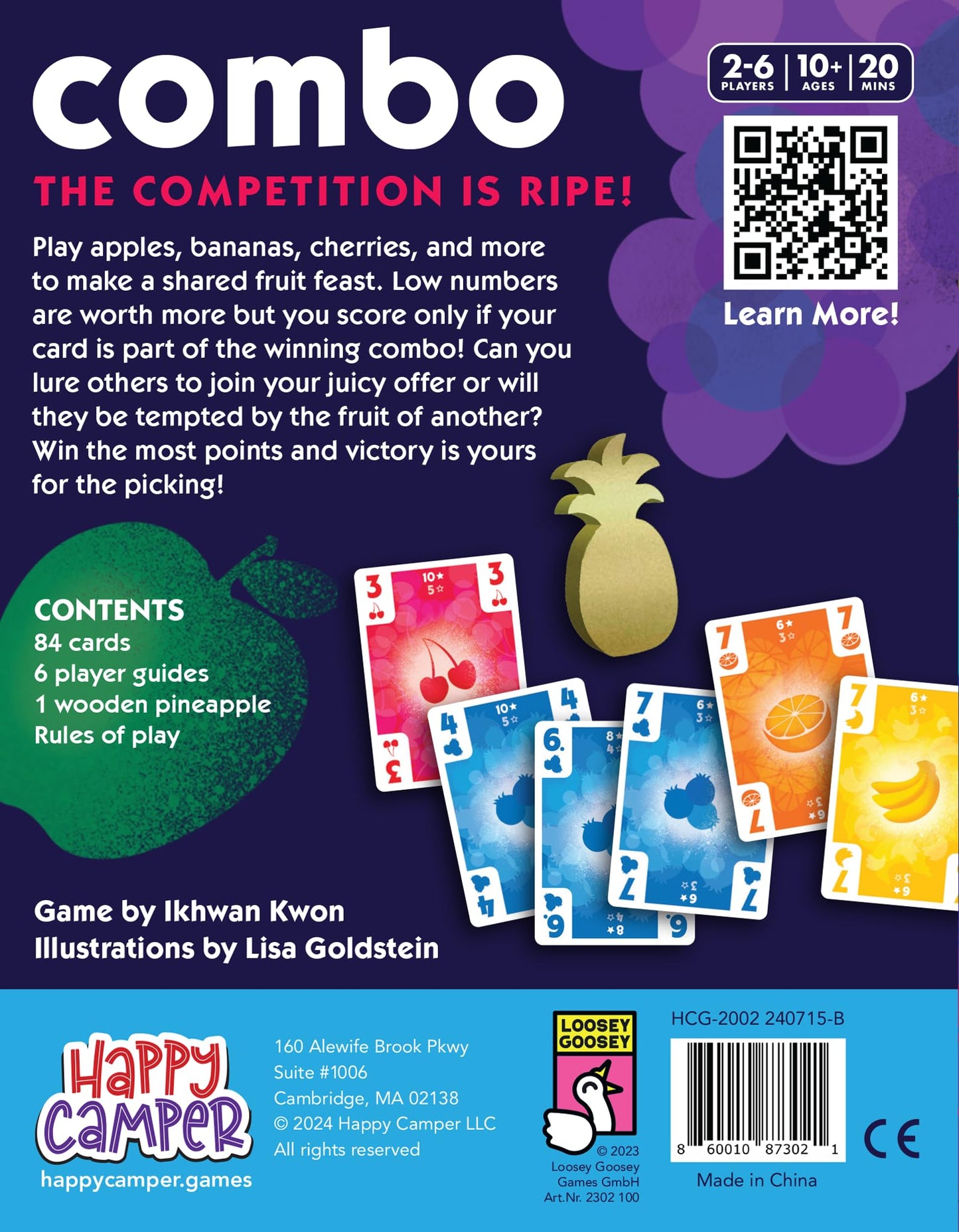 Happy Camper - Combo - A Most Tempting Card Game | Semi-Cooperative Poker/Rummy | Super Portable | Perfect for Family Game Night | 2-6 Players, Ages