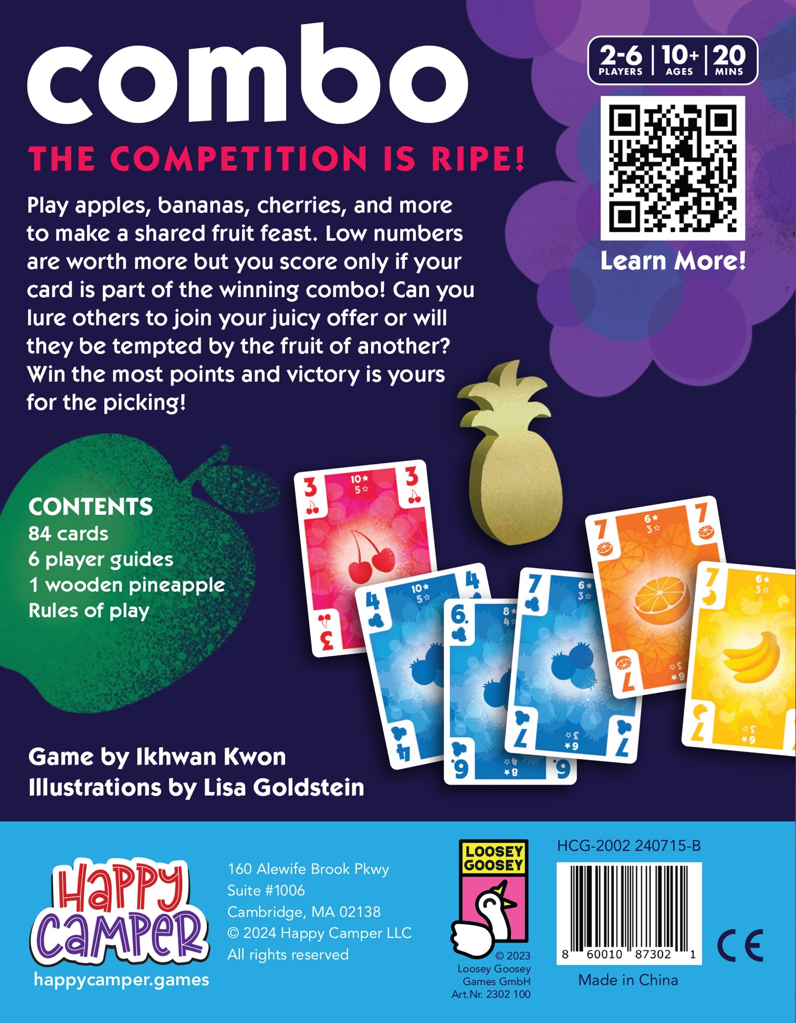 Happy Camper - Combo - A Most Tempting Card Game | Semi-Cooperative Poker/Rummy | Super Portable | Perfect for Family Game Night | 2-6 Players, Ages