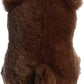 Aurora® Round Rolly Pet™ Brambles Brown Bear™ Stuffed Animal - Adorable Companions - On-The-Go Fun - Brown 5 Inches