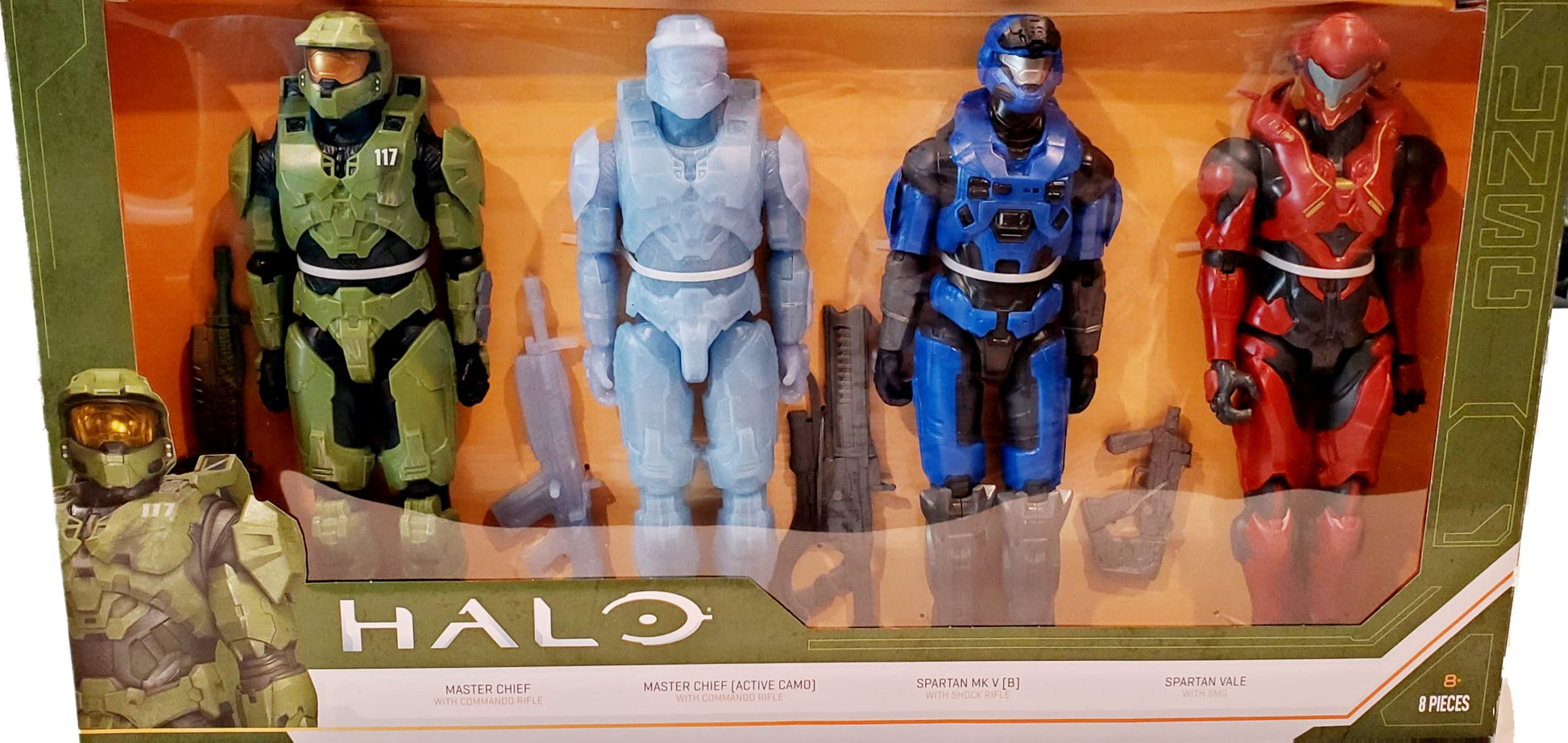 Halo 12" UNSC 4 Pack 8 Pieces