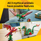 LEGO Creator 3 in 1 Medieval Dragon Toy - Building Toy with 3 Build Options, Dragon, Sea Serpent, or Phoenix - Fantasy Set for Kids, Boys and Girls