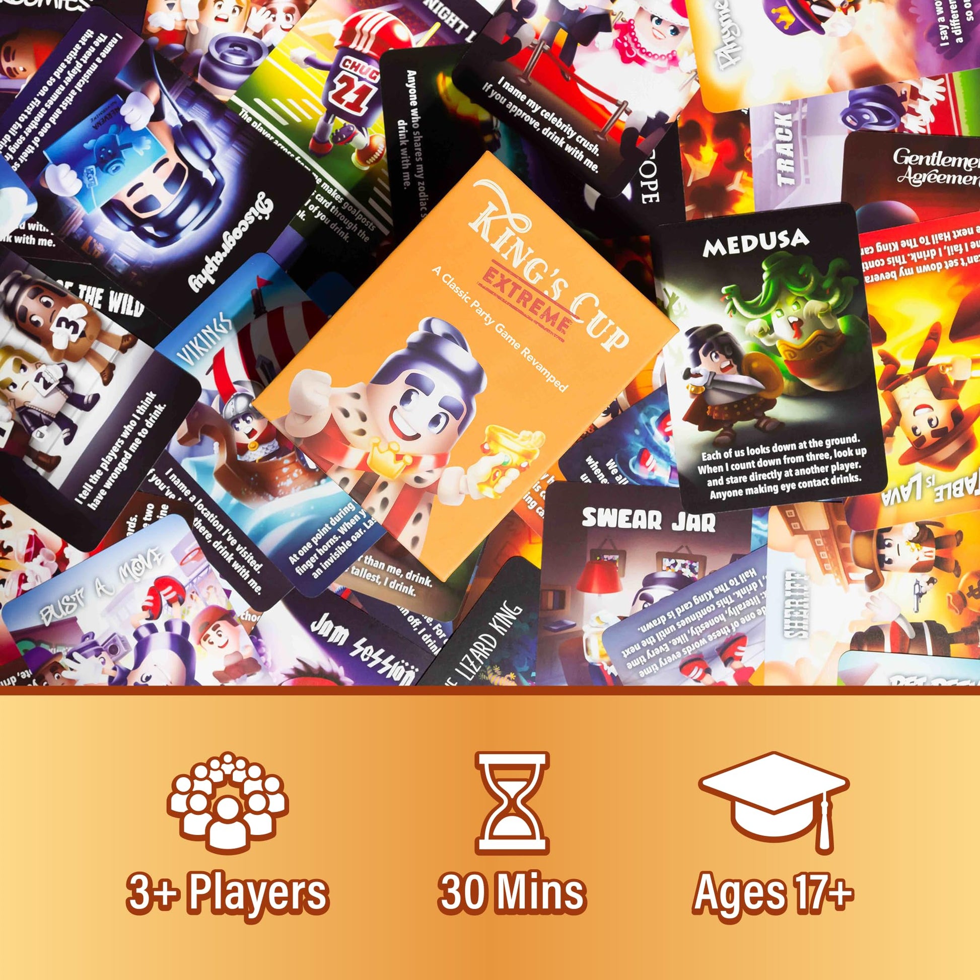 King's Cup Extreme - Party Card Game, Laugh Out Loud, TikTok Viral