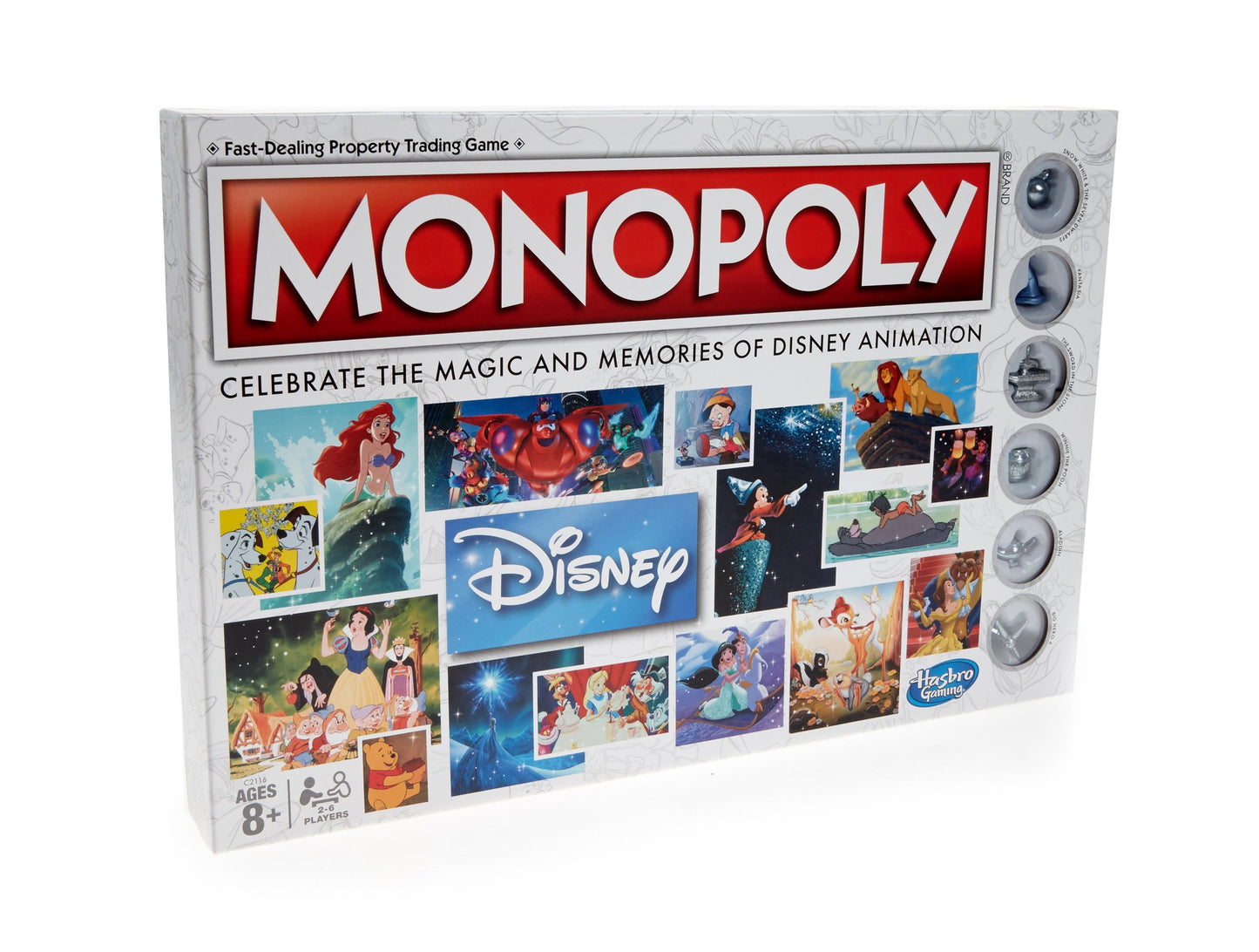 Hasbro Gaming Monopoly Disney Animation Edition Game