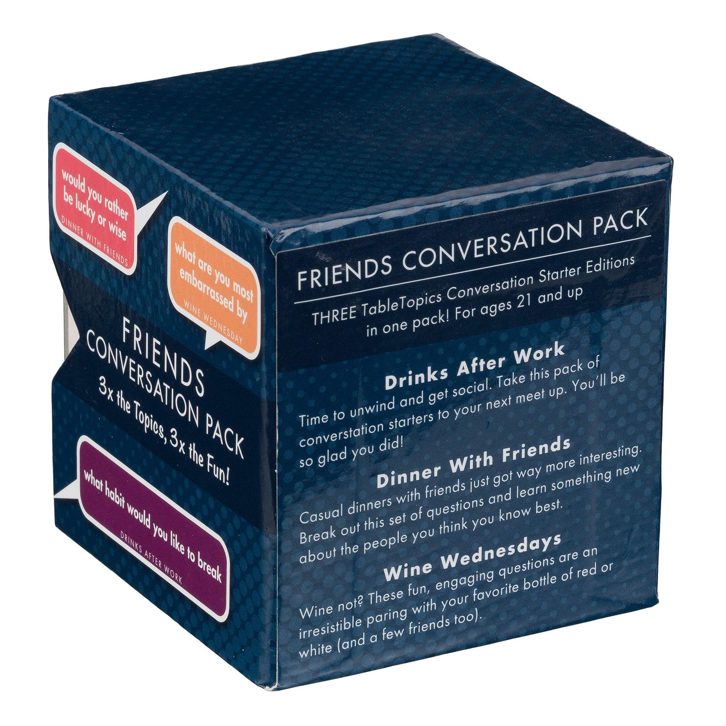 TableTopics Friends Conversation Pack Card Game - 120 Fun Conversation Starter Cards for Adult Parties, Friends’ Game Nights, or Girls’ Nights