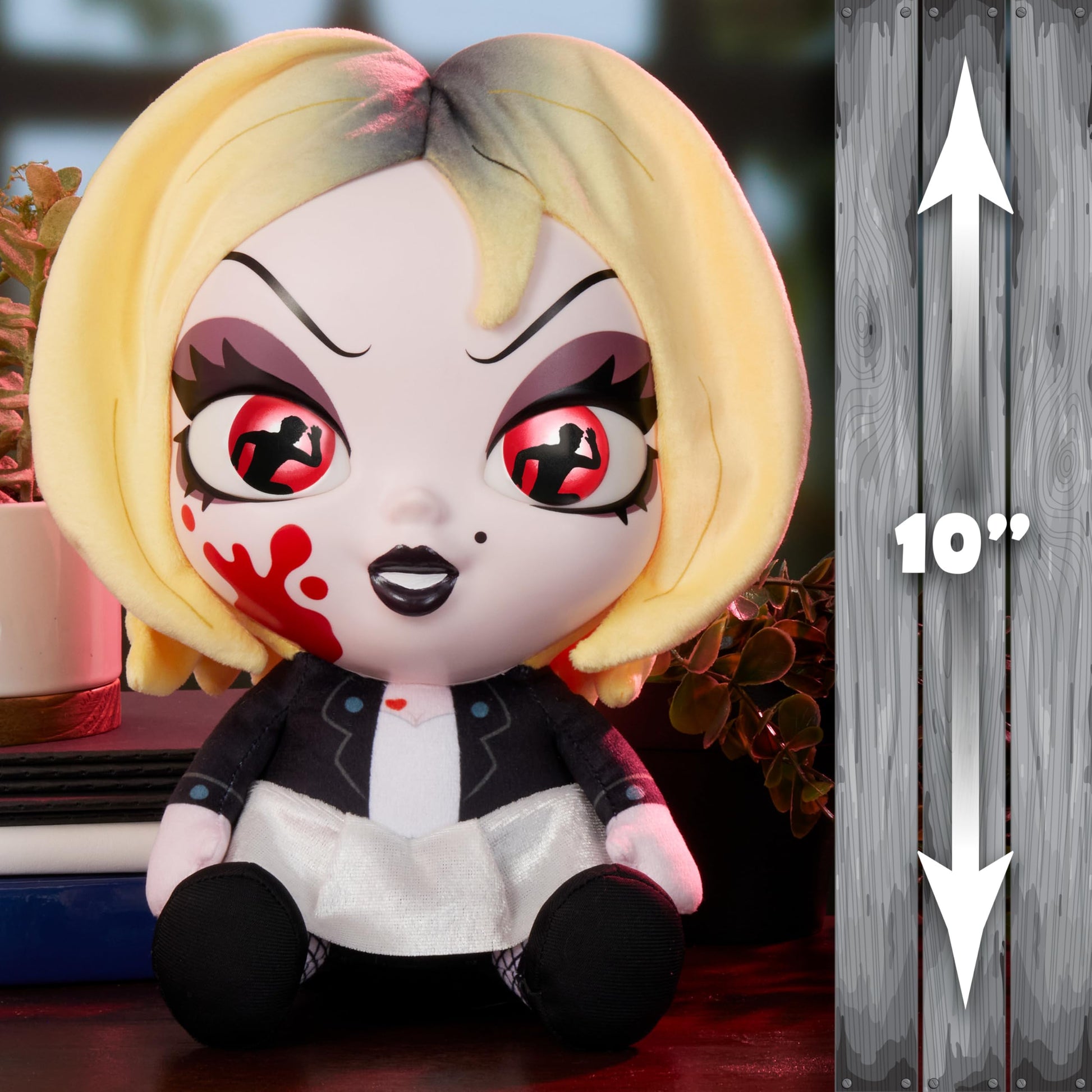 Tiny Nightmares Large Plush Tiffany, Collectible Scary Stuffed Character