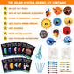 CiyvoLyeen Space Sewing Kit for Kids Solar System DIY Activity Kids Felt Craft Supplies for 7 8 9 10 11 12 Girls and Boys Educational Beginners Sewing