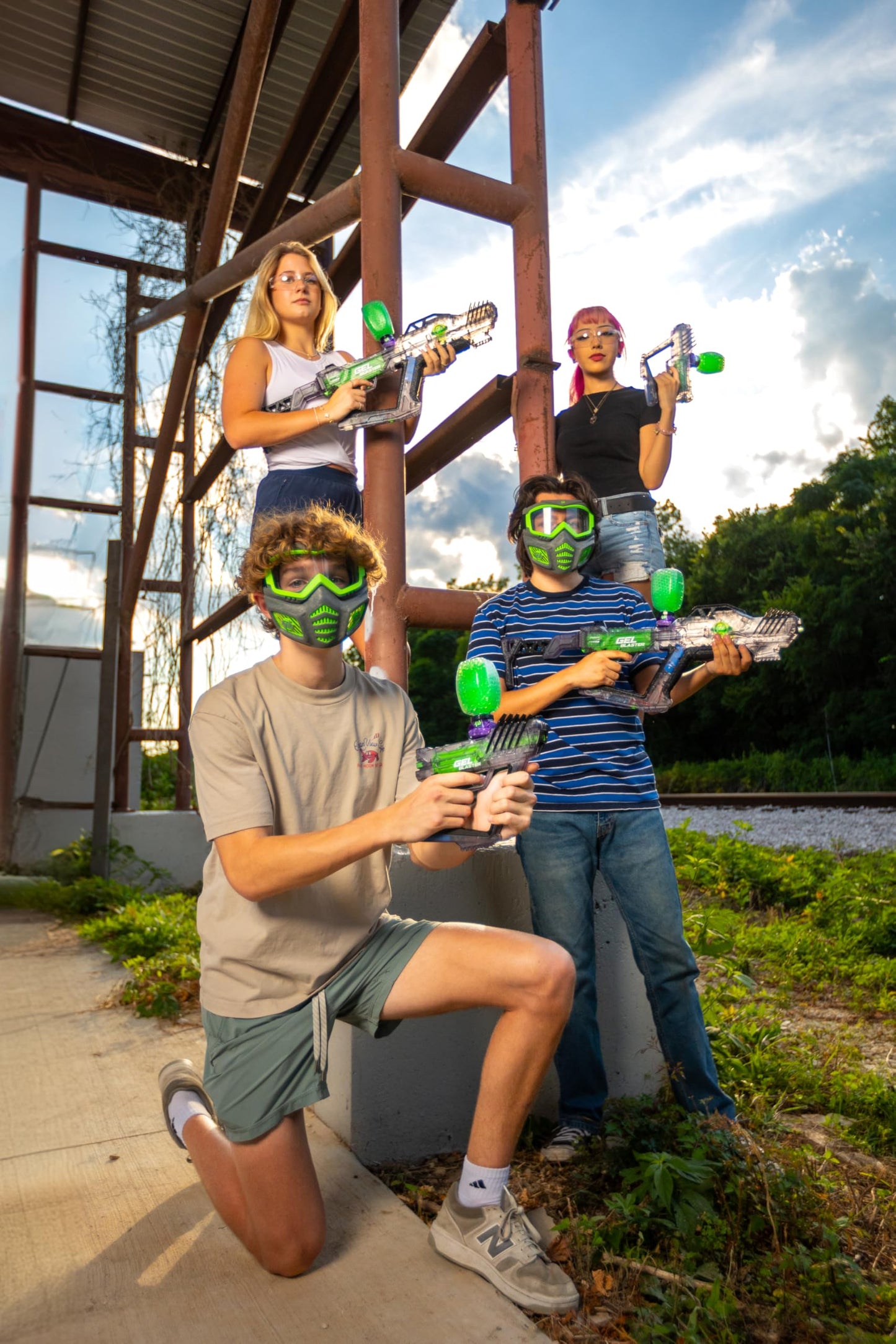 Gel Blaster Surge 2 with Built-in Starfire Glow Activator - Upgraded GelBlaster Toy with 100+ Foot Range - Semi & Full Auto Modes - Built in Glow in