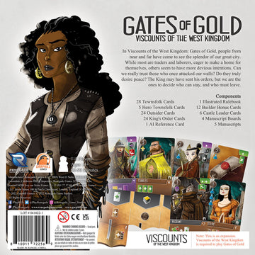 Renegade Game Studios Viscounts of the West Kingdom Gates of Gold Expansion Strategy Board Game