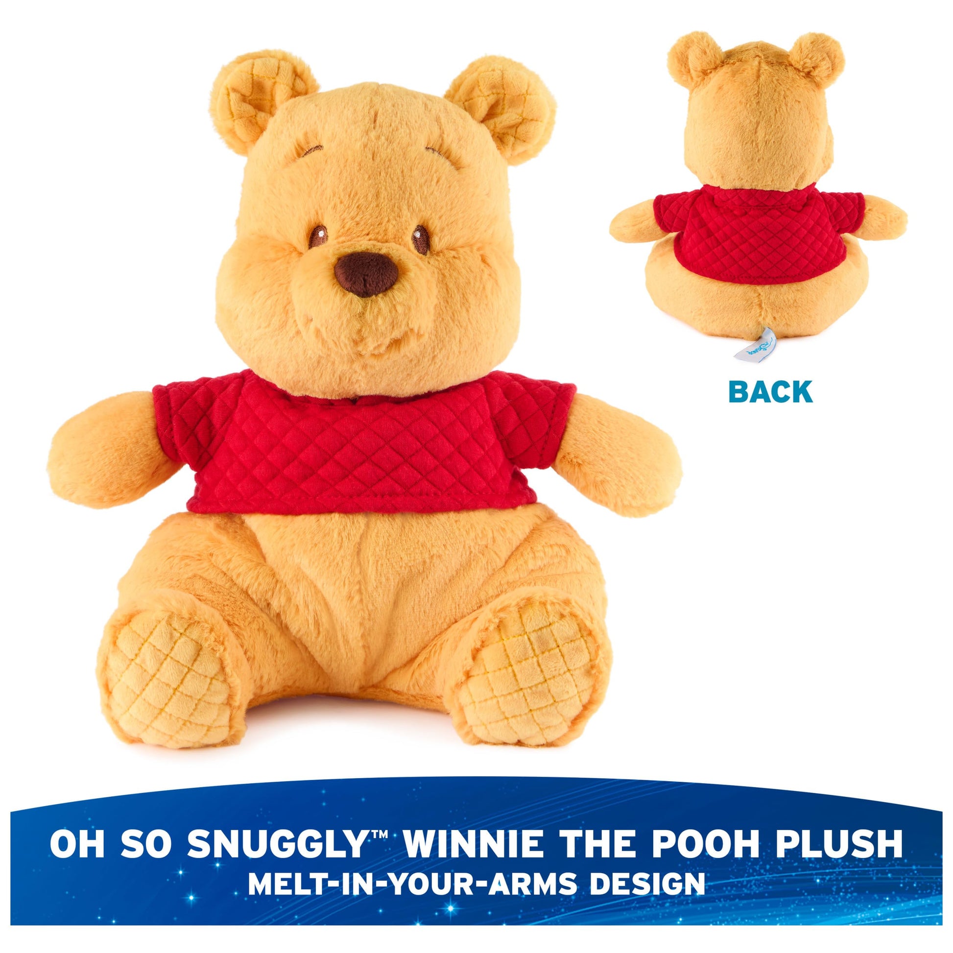 GUND Disney Winnie the Pooh Oh So Snuggly Pooh Bear 12.5-Inch Plush Ages 0+