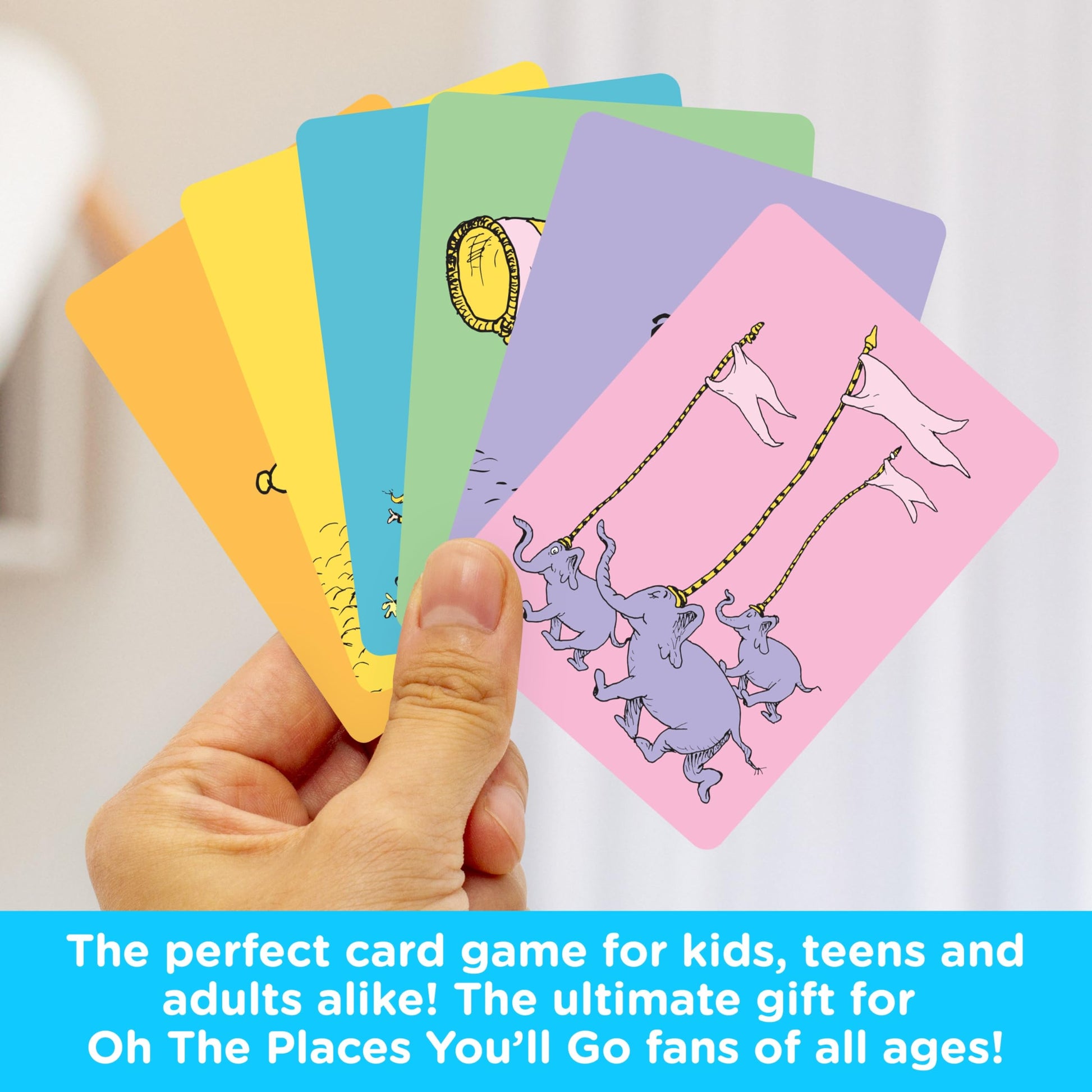Aquarius Oh, The Places You'll Go! Memory Master Card Game - Fun Family Party Game for Kids, Teens & Adults - Entertaining Game Night Gift
