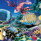 TDC Games World’s Smallest Jigsaw Puzzle, The Life Aquatic - Mini Puzzles, Small Challenging Travel Art Puzzle for Adults, 200+ Pieces, 6 x 4 inches