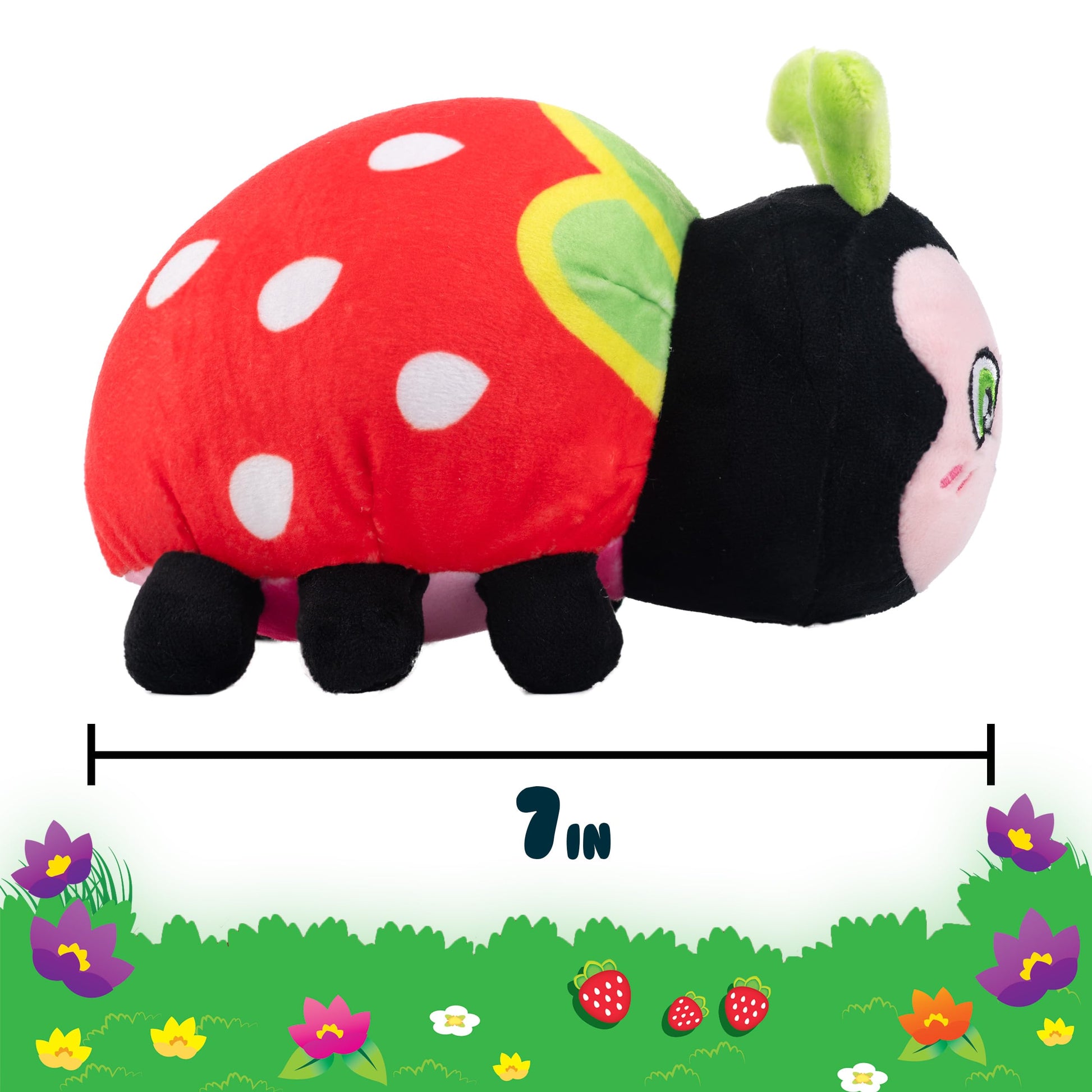 Scentco Snuggle Bugs (Ladybug)- Strawberry Scented Plush Toy - Gifts for Kids, Gift Guide, Aromatherapy