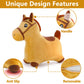 Bouncy Pals Toddler Horse Hopper Toy, Kids Outdoor Ride Bounce Farm Animal