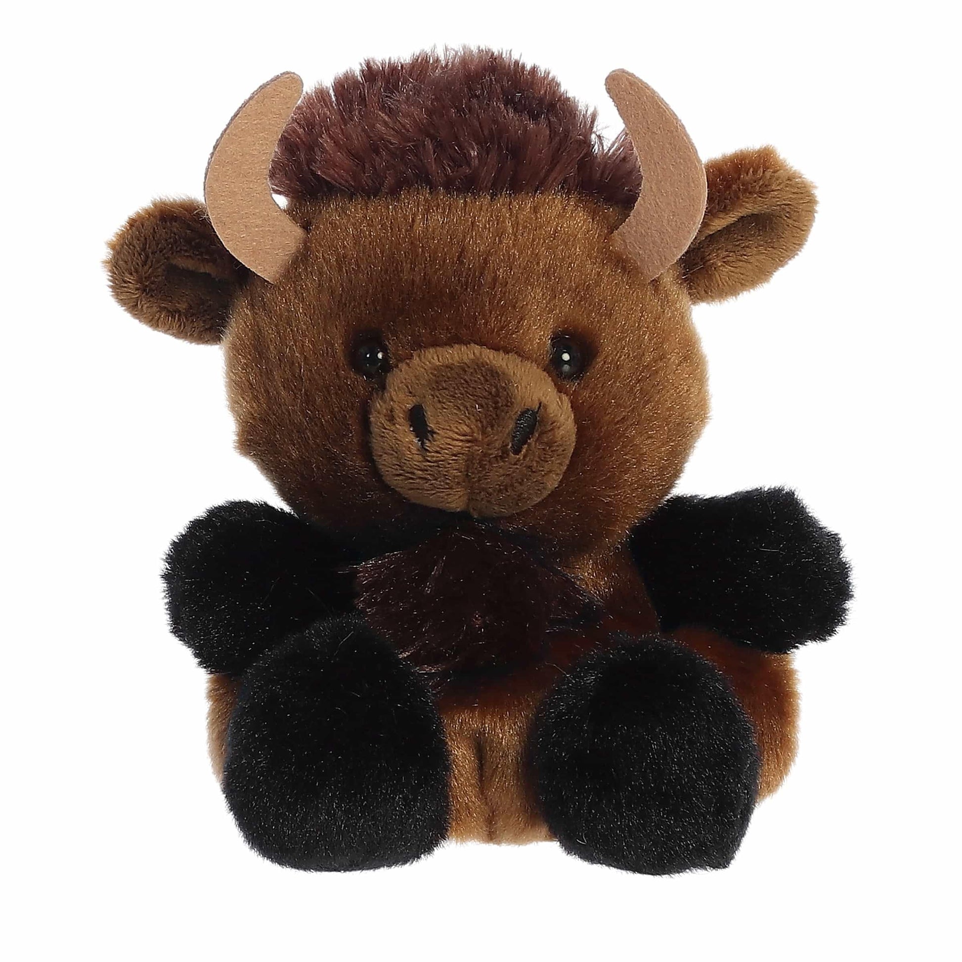 Aurora® Adorable Palm Pals™ Billy Bison™ Stuffed Animal - Fun Collectible Plush for Kids and Adult Collectors - Perfect for Decorating Rooms