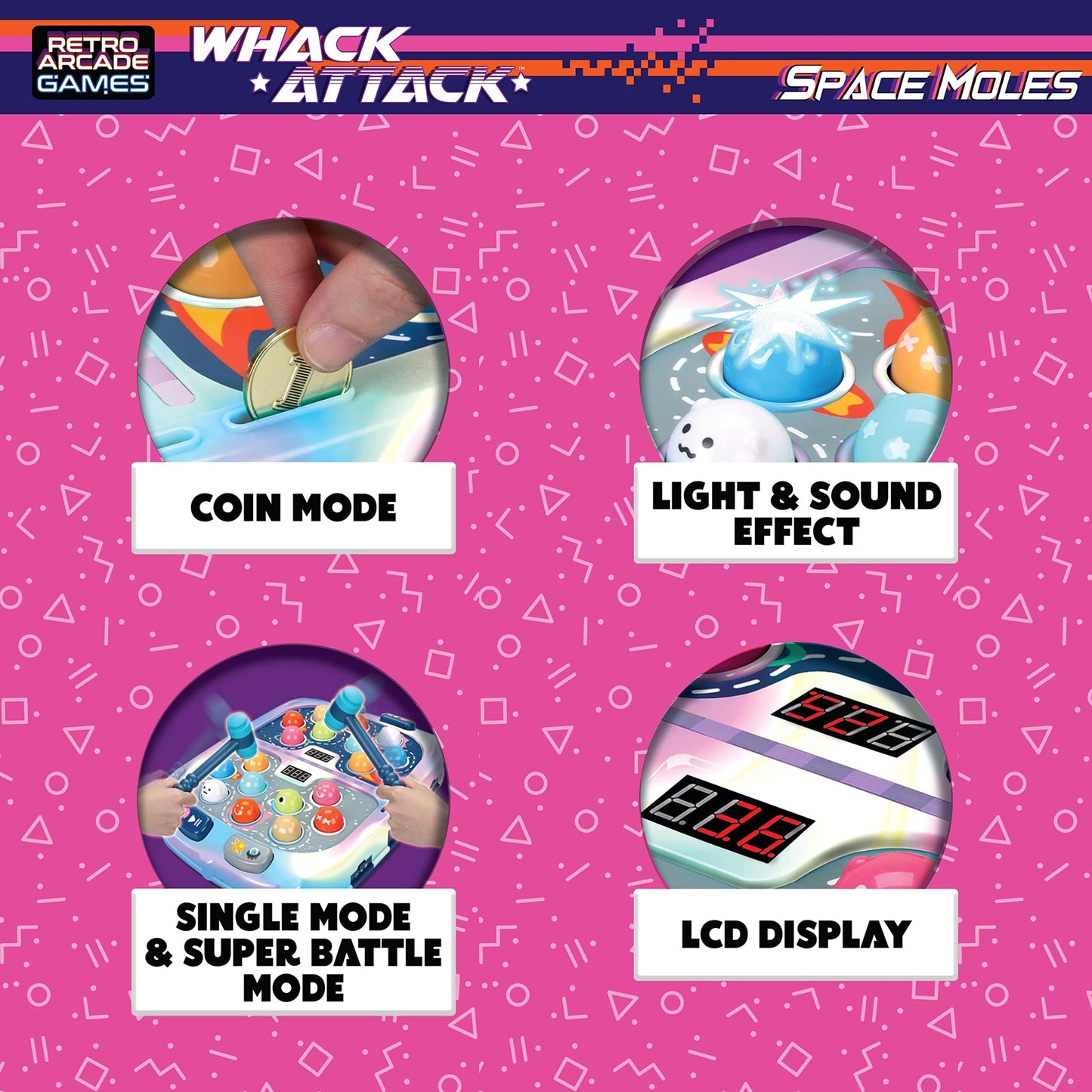 Nature Bound Whack Attack - the Light and Sound Game - Interactive Educational Toys for Toddlers & Kids, Pounding Toy for 3 4 5 6 7 8+ Year Old