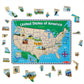 Melissa & Doug USA Map Wooden Puzzle (45 pcs)