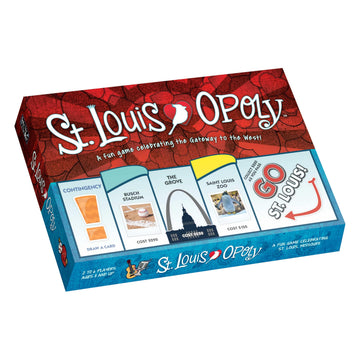 Late for the Sky St. Louis-opoly City Property Trading Board Game - Family Strategy Game with Local Landmarks, Custom Tokens, Ages 8+, 2-6 Players