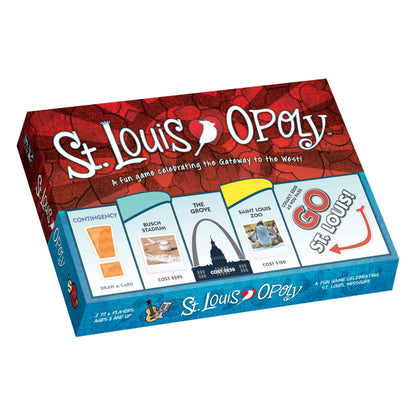 Late for the Sky St. Louis-opoly City Property Trading Board Game - Family Strategy Game with Local Landmarks, Custom Tokens, Ages 8+, 2-6 Players