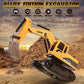 Remote Control Excavator, Beach Excavator Sand Toy Gift for Boys Age 3-7
