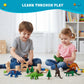 Get Ready Kids Dinosaur Figures Playset - 8 Large Dino Toys for Kids 2-4