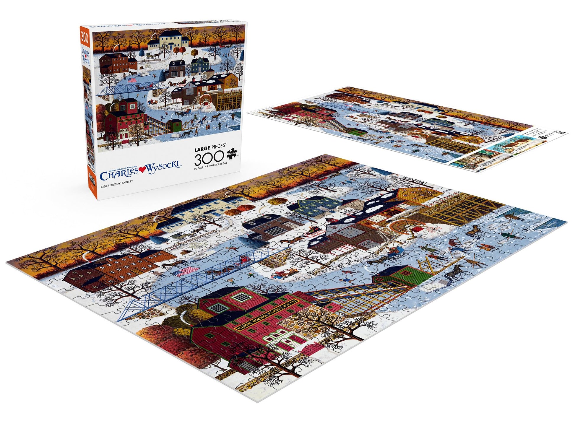 Buffalo Games - Charles Wysocki - Cider Brook Farm - 300 Large Piece Puzzle