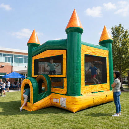 TentandTable Commercial Inflatable Bounce House Yellow Marble Modular