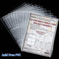 60 Pockets Coin Binder Pages - 3.8×3.2 inch Holders 10 pcs Loose-Leaf Sheets Acid-Free Collection Holders for Medallion Coin Stamp Currency Collecting