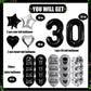Death to My 20s 30th Birthday Decorations, Rip to My 20s Birthday Set