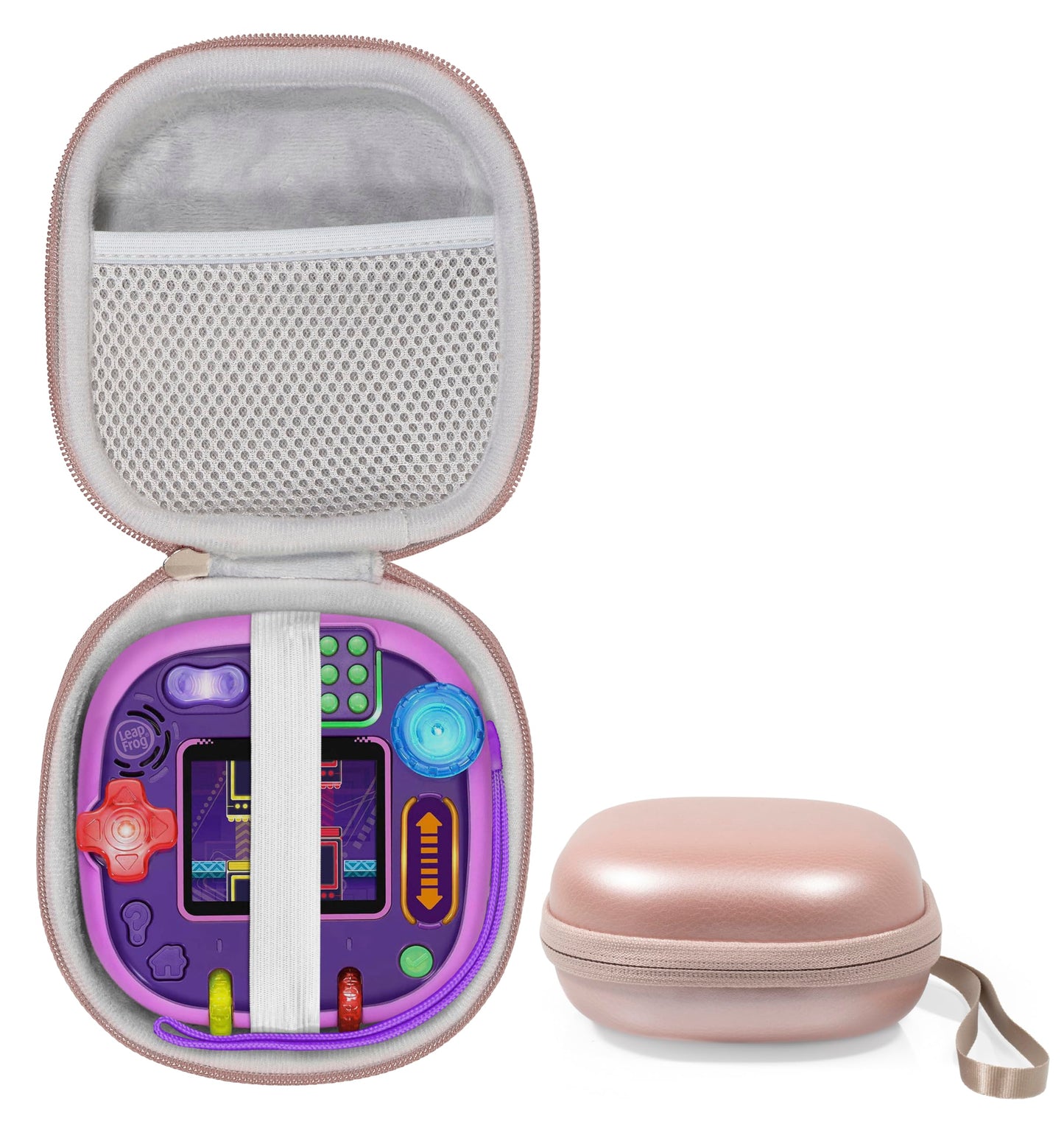 Alltravel Game System Case for Leapfrog Rockit Twist Handheld Learning Game System, Tailor Made Case-Best Matching with Color and Shape, Mesh