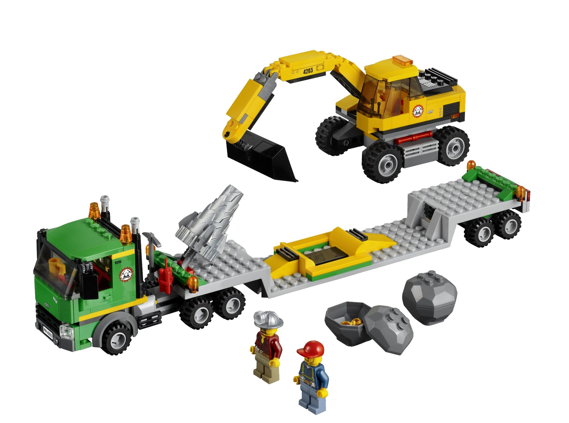 LEGO City 4203 Excavator Transport