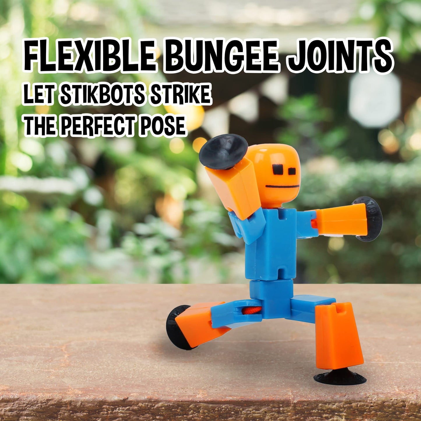 Zing Stikbot 6 Pack, Set of 6 Stikbot Collectable Action Figures, Create Stop Motion Animation (Styles May Vary)