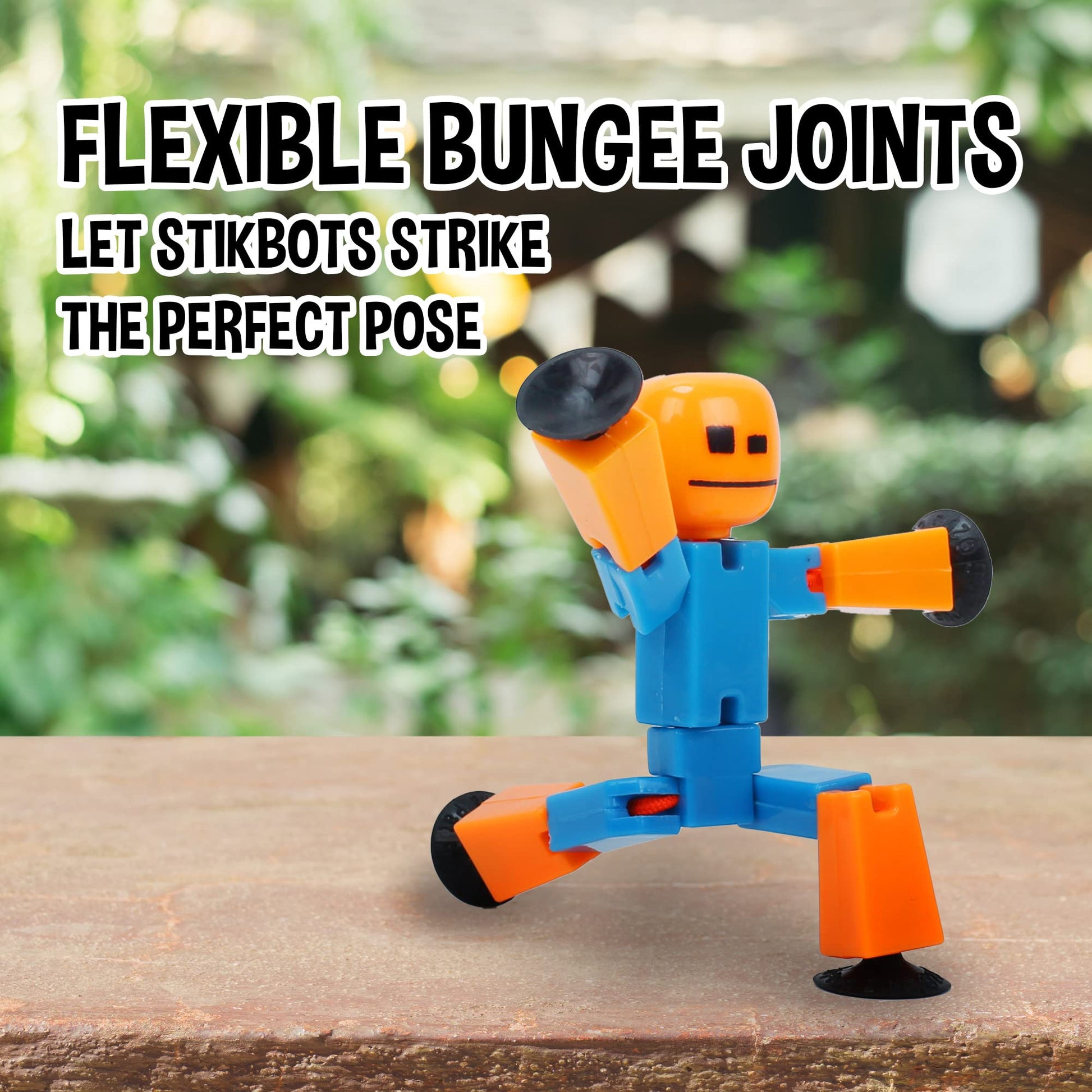 Zing Stikbot 6 Pack, Set of 6 Stikbot Collectable Action Figures, Create Stop Motion Animation (Styles May Vary)