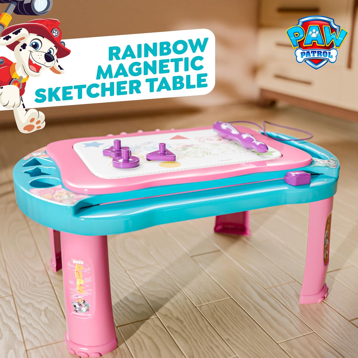 Lollipop Paw Patrol Magnetic Drawing Board - Limitless Creativity with Easy Erasing - Mess-Free Fun, Smart Storage, and Kid-Friendly Design