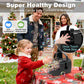 Zerhunt Durable Bubble Machine for Party: 3 Power Modes for Non-Stop Fun - 18000+ Bubbles Per Minute High Output 30 Mins Bubbles per Refill - Kids