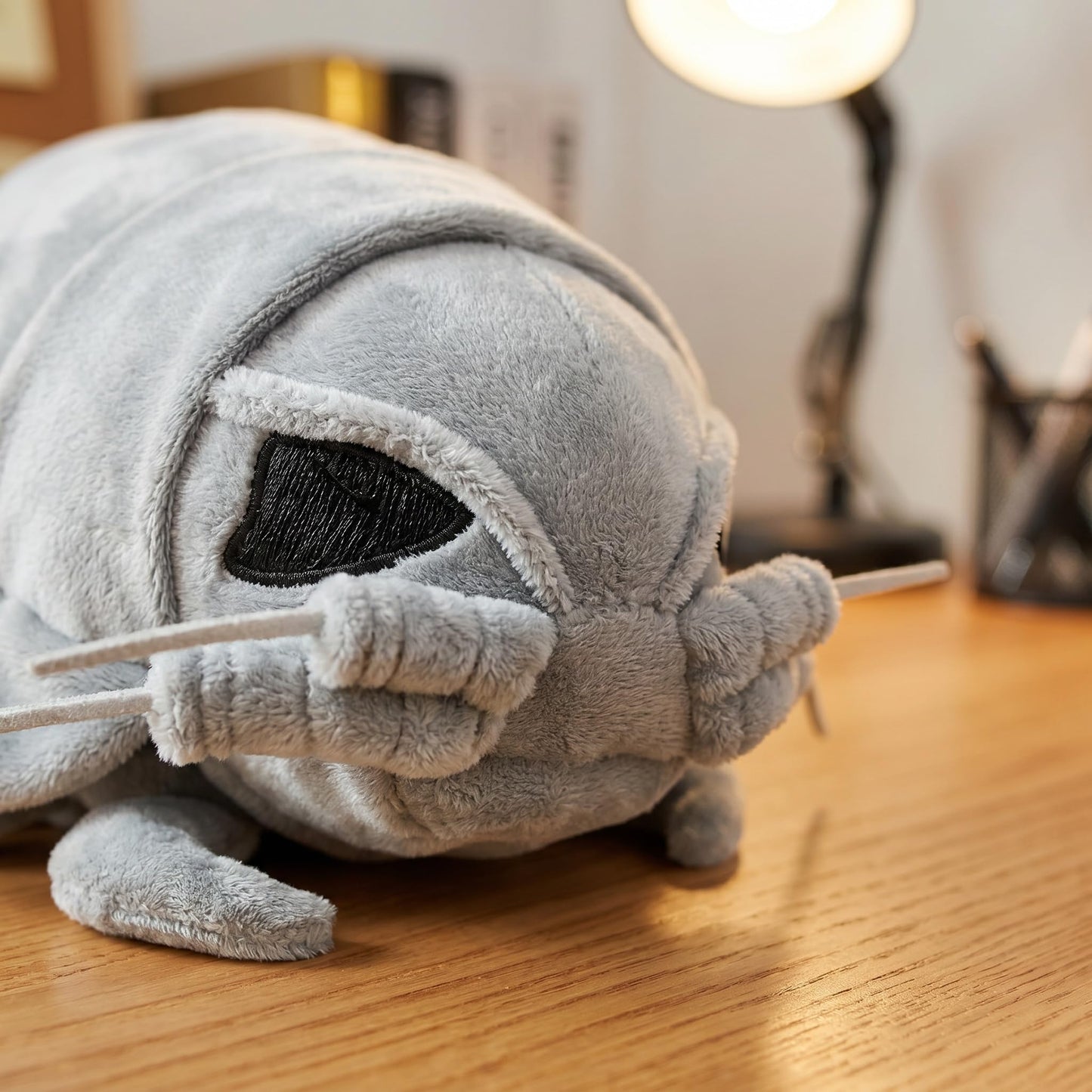 Tiny Heart Simulation Giant Isopod Soft Stuffed Plush Toy 12" Long, Cute Giant Isopod Plush Toy, Birthday Gifts and Soft for Kids Boys Girls, Lifelike
