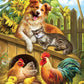 Buffalo Games - Nadia Strelkina - Summer Farm Friends - 500 Piece Jigsaw Puzzle for Adults -Challenging Puzzle Perfect for Game Nights - Finished Size