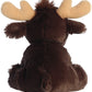 Aurora® Inspirational Precious Moments™ Miles Moose Stuffed Animal - Cherished Memories - Enduring Comfort - Brown 8.5 Inches