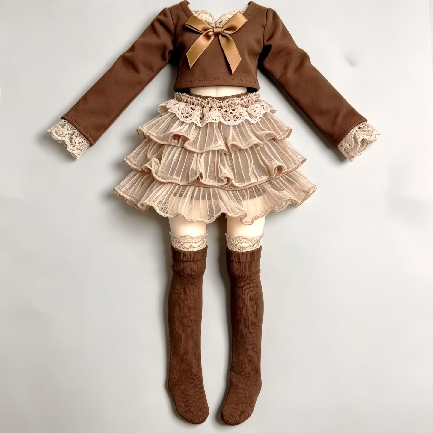 QGYDYH BJD Doll Clothes Ball Jointed Doll Clothes Handmade Fashions Clothes Suitable for1/3 1/4 1/6 BJD Dolls (G, 1/3)