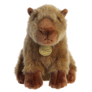 Aurora® Realistic Miyoni® Capybara Stuffed Animal - Lifelike Details Make a Cherished Companion - Perfect for Decorating Bedrooms or Classrooms