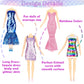 Keysse 29-Piece Sequin Mermaid Doll Clothes for 11.5 Inch Dolls