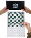 WE Games Mini Magnetic Travel Chess Set - 10-Inch Foldable Board with Durable Vinyl Pieces & Extra Queens- Indoor & Outdoor Magnetic Chess Game