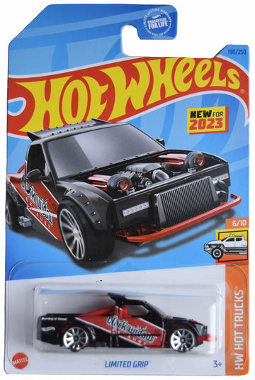 Hot Wheels Limited Grip, HW Hot Trucks 6/10 [Black] 190/250