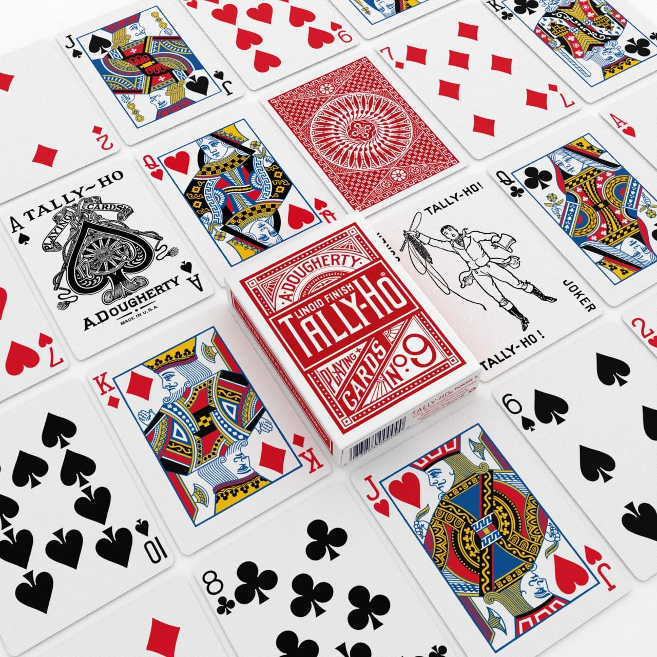 Tally Ho Circle Back Playing Cards- (Color May Vary)
